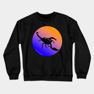 Scorpion Blue/Orange Gradient Crewneck Sweatshirt